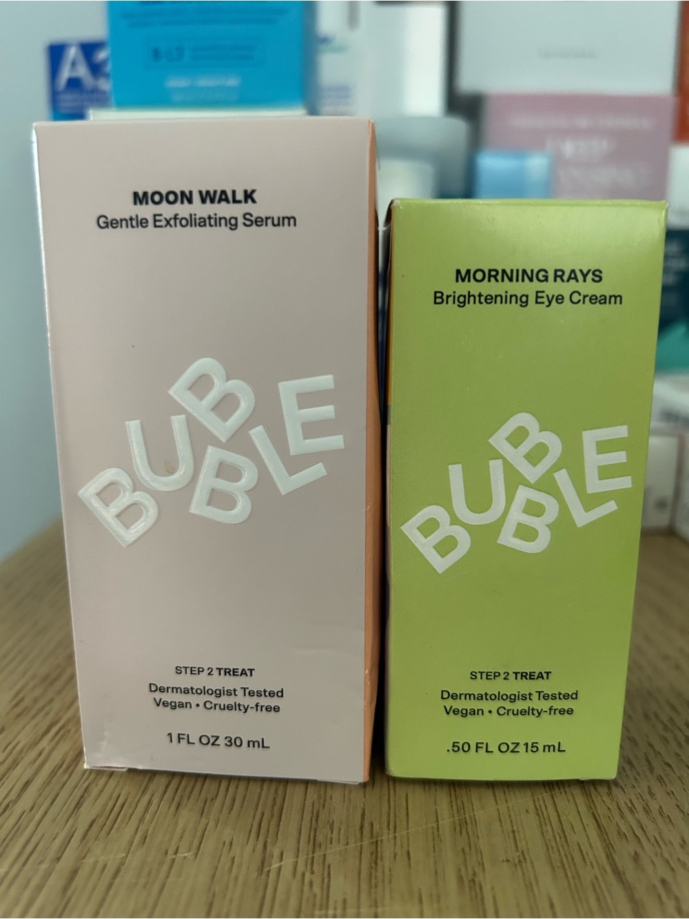 Bubble Bundle - Moon Walk Exfoliating Serum & Morning Rays Eye Cream